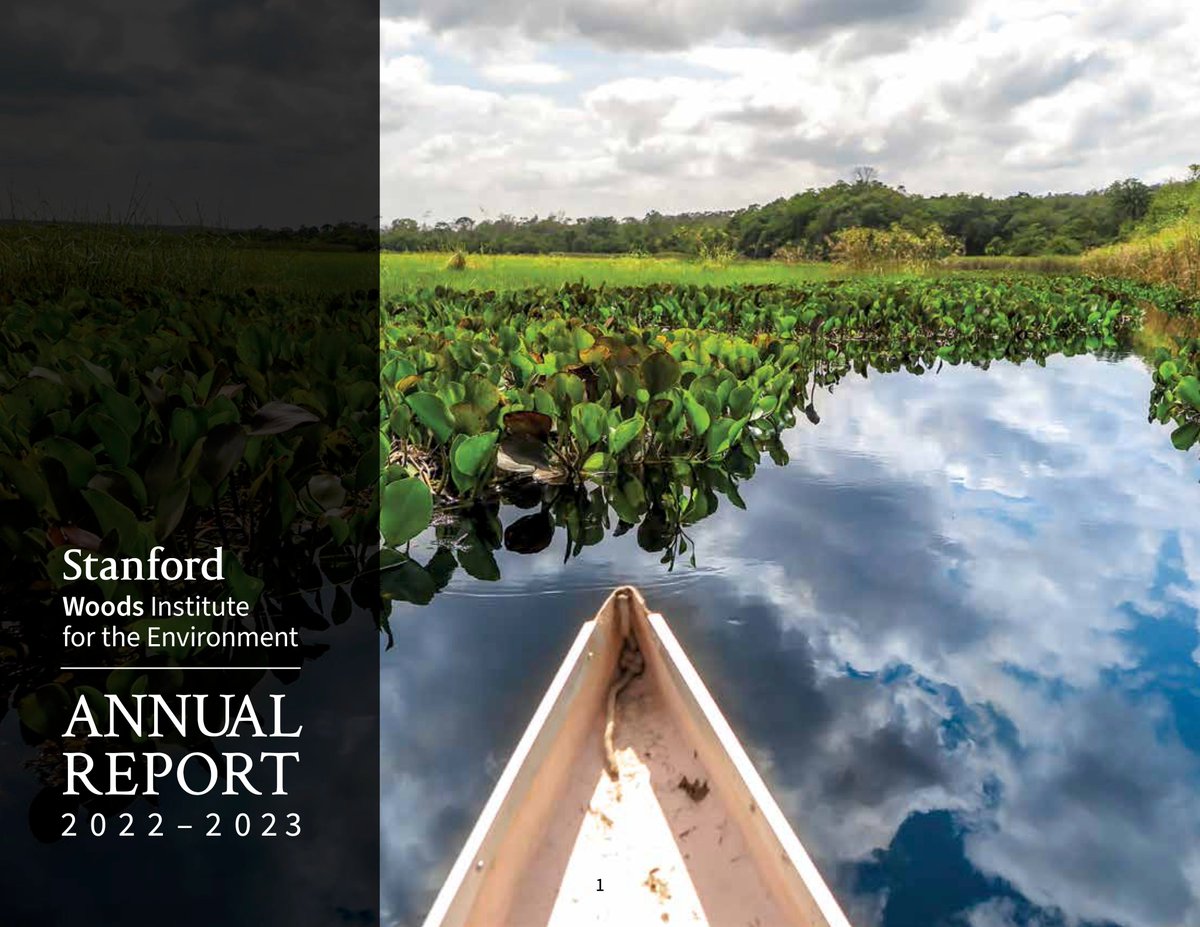 The @StanfordWoods Annual Report is out! Learn about our work to catalyze research, cultivate leaders & connect research to action as we advance solutions to the most pressing environmental challenges of today and tomorrow ➡️ bit.ly/WoodsAR22-23