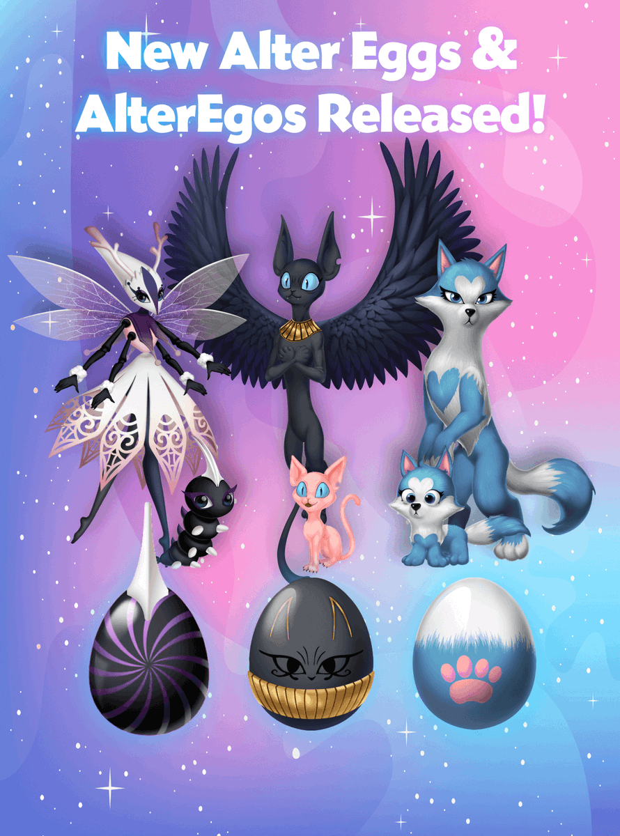 Hi Centis!
We have some fresh recruits! 🐣
Discover our new AlterEggs and meet new #AlterEgos!

Log in now and get exclusive gifts🎁

Incubate & hatch them to meet your new Centennial City companions!❤️