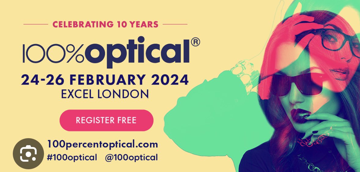 GMProjects2017's tweet photo. Who’s going to @100Optical this weekend? Should we play tag?!
It will be great to see our optometric and ophthalmic friends in the new set-up!
See you there! @ExCeLLondon https://t.co/EztmebpHeC