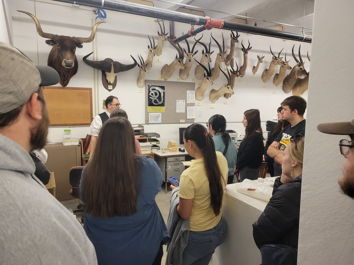 I'm always appreciative of Ian at <a href="/SternbergMuseum/">Sternberg Museum of Natural History</a> for taking time to talk to our science methods class both about the resources available for teachers, but also techniques that teachers can borrow from the informal education world.