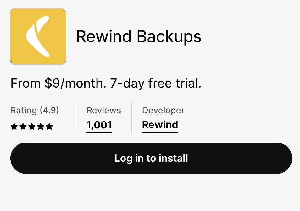 Can't believe it - 1,000 reviews for <a href="/rewind/">Rewind</a> on the <a href="/Shopify/">Shopify</a> App Store - and an average 4.9 rating on them all!
Launched nearly 8 years ago, now protecting over 25k Shopify stores. Incredibly proud to have helped thousands recover from data disasters.