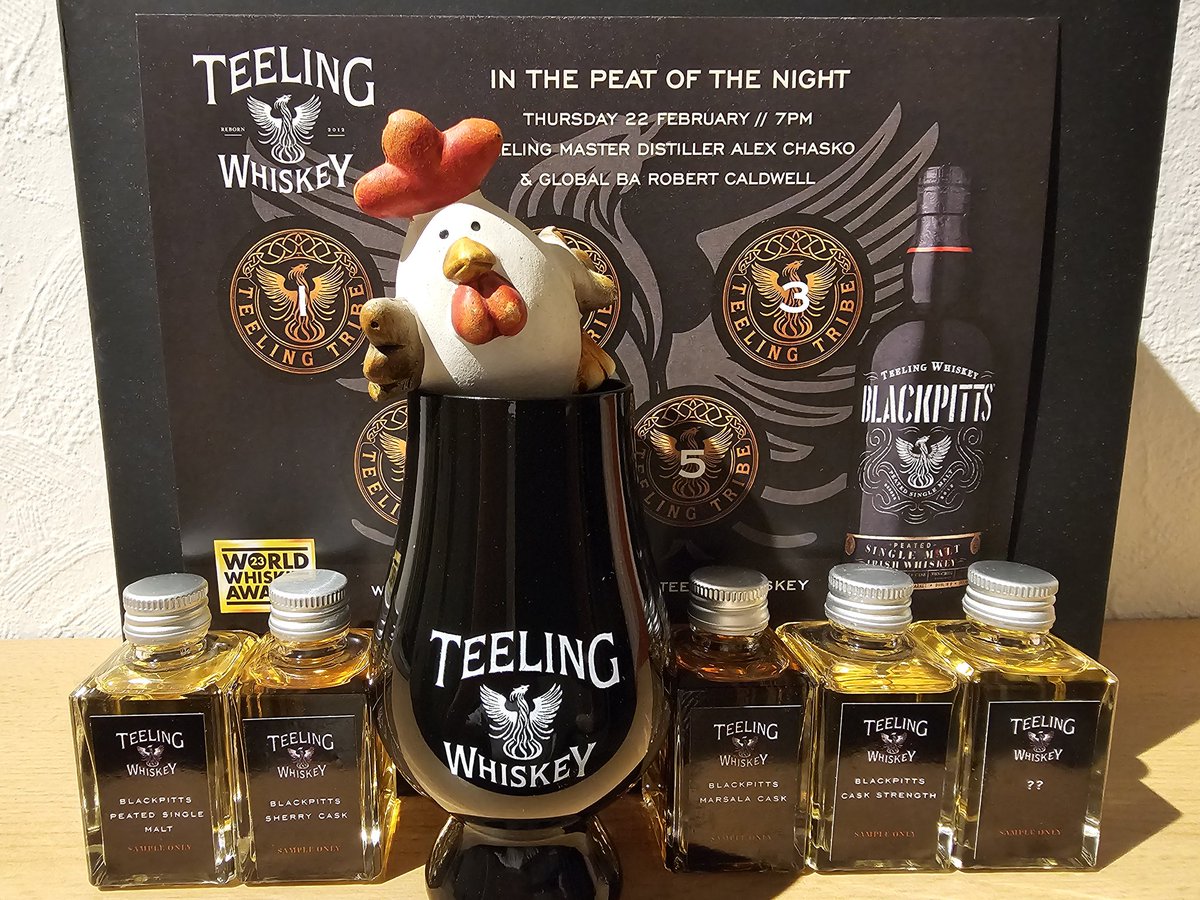 Gockel (@irlwhiskeystout) on Twitter photo I'm "in the peat of the night" on this Smoky Thursday with <a href="/TeelingWhiskey/">Teeling Whiskey</a>. There are 5 different #Blackpitts Irish Whiskey to taste. Will be an exciting evening with @AlexChasko and Robert Caldwell. #Teeling #SpiritofDublin #InThePeatOfTheNight
#IrishWhiskey ๐ฎ๐ช๐ฅ I'm "in the peat of the night" on this Smoky Thursday with <a href="/TeelingWhiskey/">Teeling Whiskey</a>. There are 5 different #Blackpitts Irish Whiskey to taste. Will be an exciting evening with @AlexChasko and Robert Caldwell. #Teeling #SpiritofDublin #InThePeatOfTheNight
#IrishWhiskey ๐ฎ๐ช๐ฅ