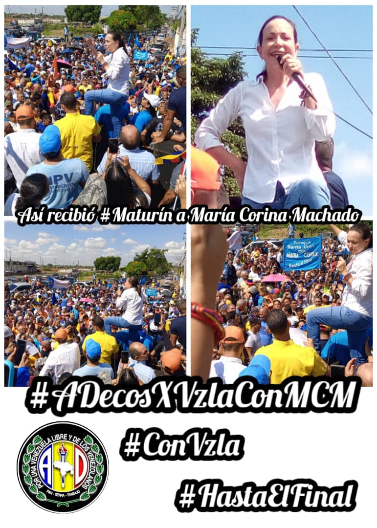 Mvto1roDeMayo's tweet photo. #22Feb23 En la continuación de la visita a #Monagas de nuestra candidata, @MariaCorinaYA, hoy la acompañamos a la rueda de prensa que se convirtió en una concentración, #Maturín salió a recibirla.
@ADemocratica
@ADOrganizacion_
@hramosallup
@PieroMaroun
@sandraalfaro
@ConVzla https://t.co/t6kIFYbKBb