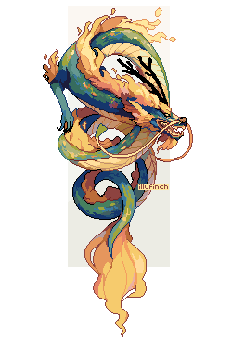 happy lunar new year! #pixelart #ドット絵