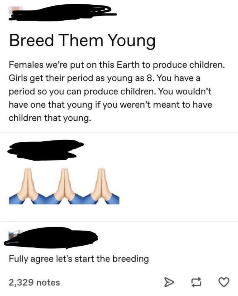 Anyone who liked their post should be placed on a watchlist