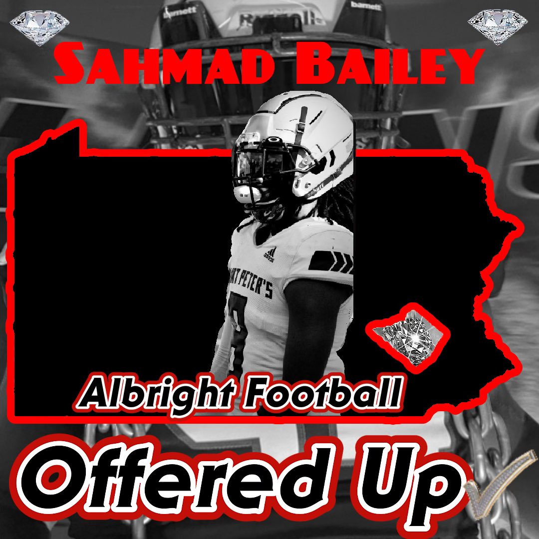 Grateful to be offered by Albright!🔴🦁 @Isaac_Collins @CoachRichHansen @SeanBarowski_ @CoachBearfield