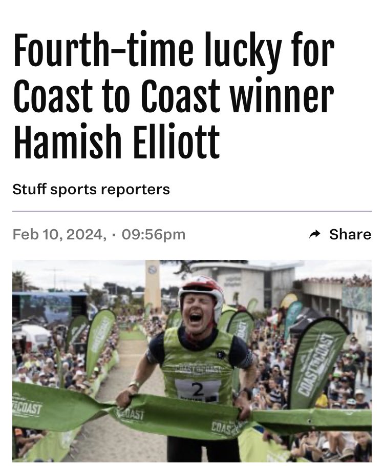 #NZ How is it that a Woman (in her mid 40’s no less) wins the world championship title 5 times &amp; beats her nearest competitor by 20 minutes … is second fiddle to a guy who has tried 4 times to win once? 

&amp; he gets a headline 🙄

#WomenInSport smashing it for a mere mention.