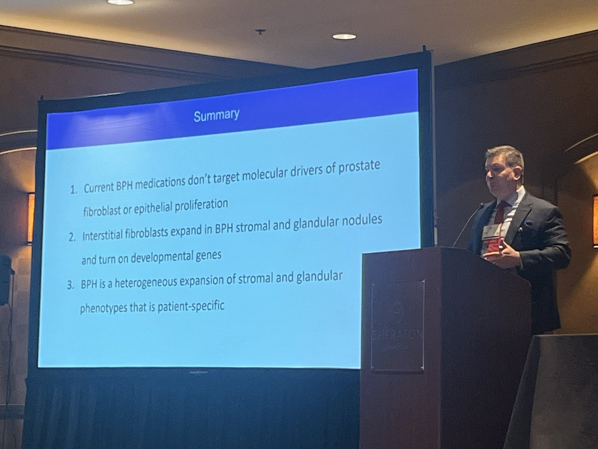 Know your #BPH phenotype-stomal or glandular. It may make a difference on treatment outcomes. Exciting work by @stranddw @UTSWUrology @SocietyofBPD