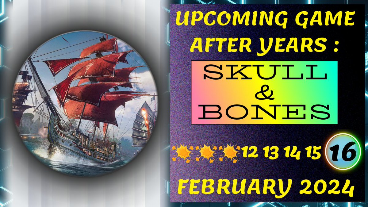 Count Down For Skull & Bones | Everything We Know | Upcoming Games 2024 
⏬⏬⏬⏬⏬
youtu.be/2omSuo0Ip7s

#upcominggames #games2024 #SkullAndBones 
#pc #ps5 #XboxSeries #game