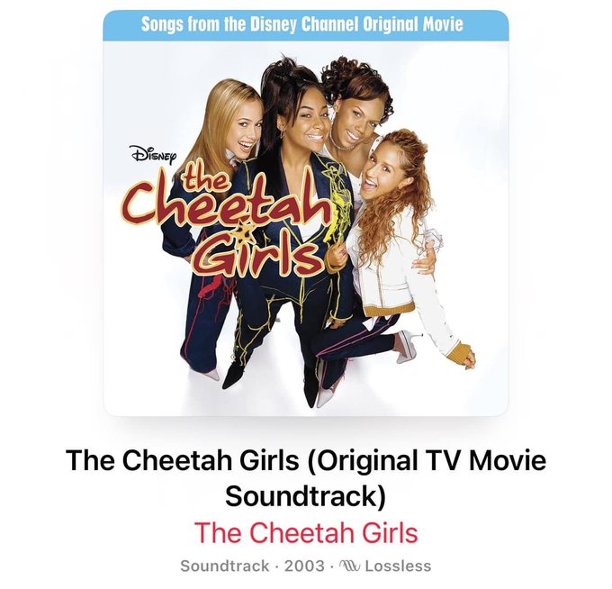 After 20 years , the original cheetah girls soundtrack is finally now available on streaming platforms<a href="/tag/beyonce"class="tags"><span>#beyonce</span></a><a href="/tag/texasholdem"class="tags"><span>#texasholdem</span></a>