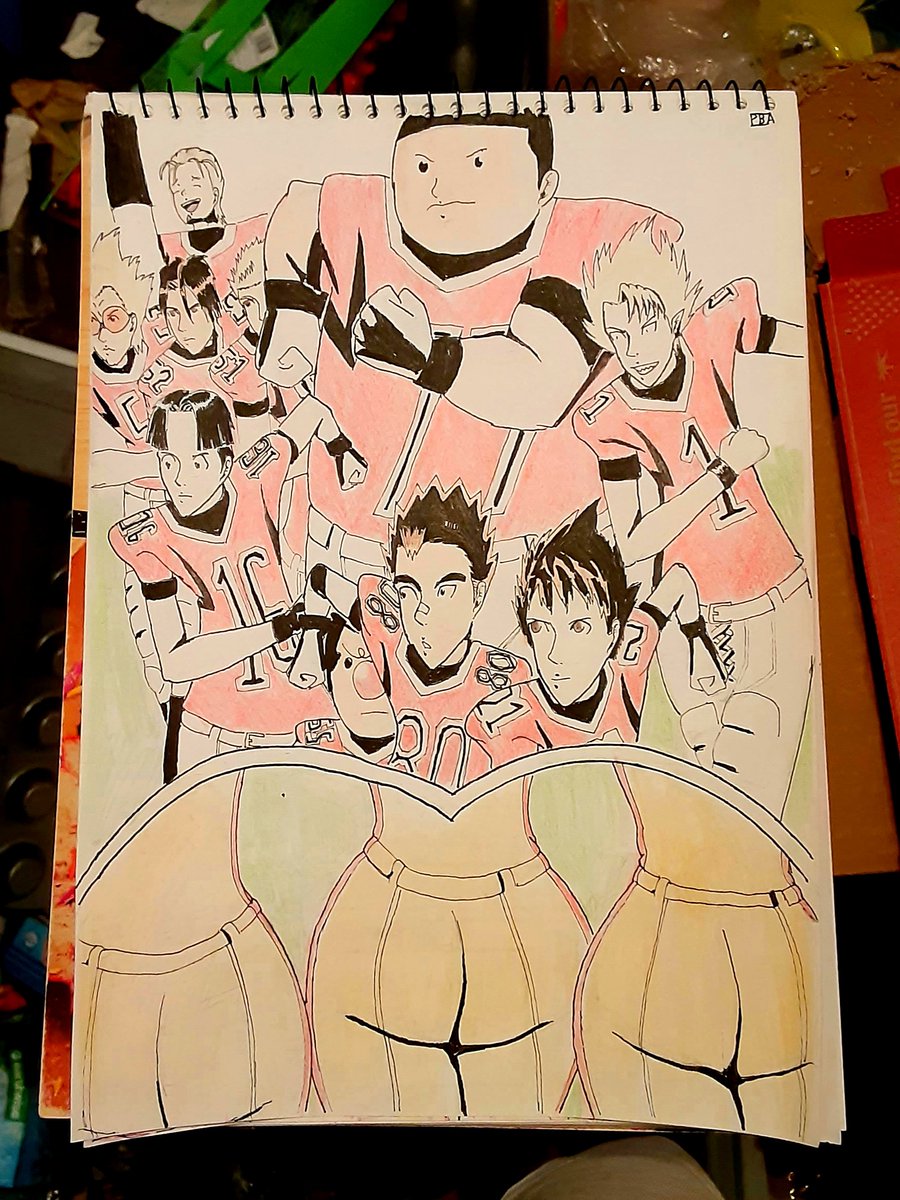 BoringPainfully's tweet photo. "A nonsense match-up! The Devils of Deimon vs Three Great Ridges?!"
New work! Had this dumb idea last month, immediately fell in love with it XD Hope you enjoy! Great Ridge and it's students belong to @Whiplashaarts
#Eyeshield21 #DeimonDevilBats #DevilBats #Fanart #Crossover https://t.co/11rJKkD2xy