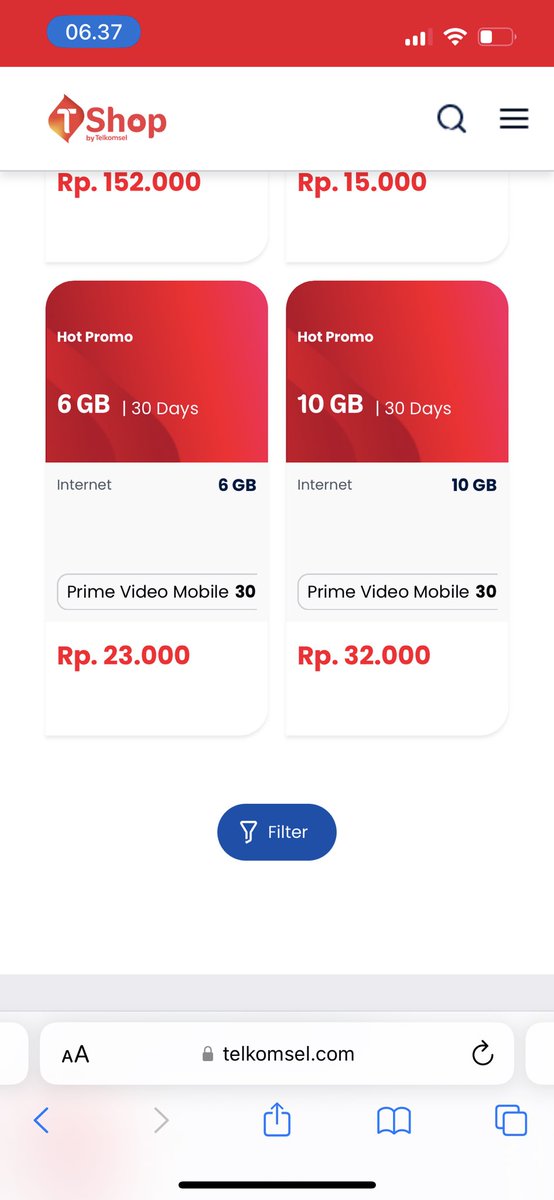 asdfvckey's tweet photo. @Telkomsel 2 paket ini hanya dapet prime video atau dg we tv? https://t.co/UcC3EqvpEu