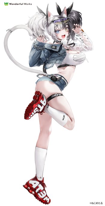 Wonderful Worksさんにてフィギュア化予定の「メタ子」です!⚪️⚫️ 
#ワンフェス2024冬 #wf2024w 