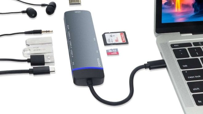 inforx_01's tweet image. QDOS PowerLink COMBI 8-in-1 USB-C Hub

#QDOS #PowerLink #COMBI 8-in-1 #USB-C #Hub