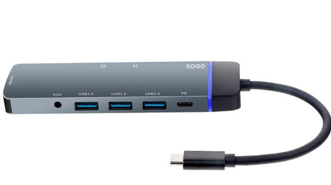 inforx_01's tweet image. QDOS PowerLink COMBI 8-in-1 USB-C Hub

#QDOS #PowerLink #COMBI 8-in-1 #USB-C #Hub