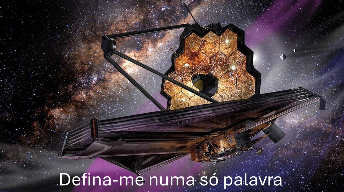 jameswebb_nasa's tweet photo. Apenas uma palavra. https://t.co/Q9DgqDEs94