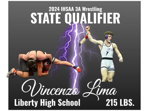 Vincenzo Lima has punched his ticket to state at 215 lbs!! Go bolts!!
