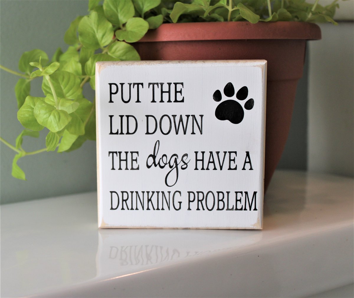 CountryWorkshp's tweet photo. #PuttheLidDown The Dog or Dogs have a Drinking Problem Mini #Bathroom Sign #smilett23 #DogSign https://t.co/VQ2kiQ4dEc via @Etsy https://t.co/Dx8J2n23qc
