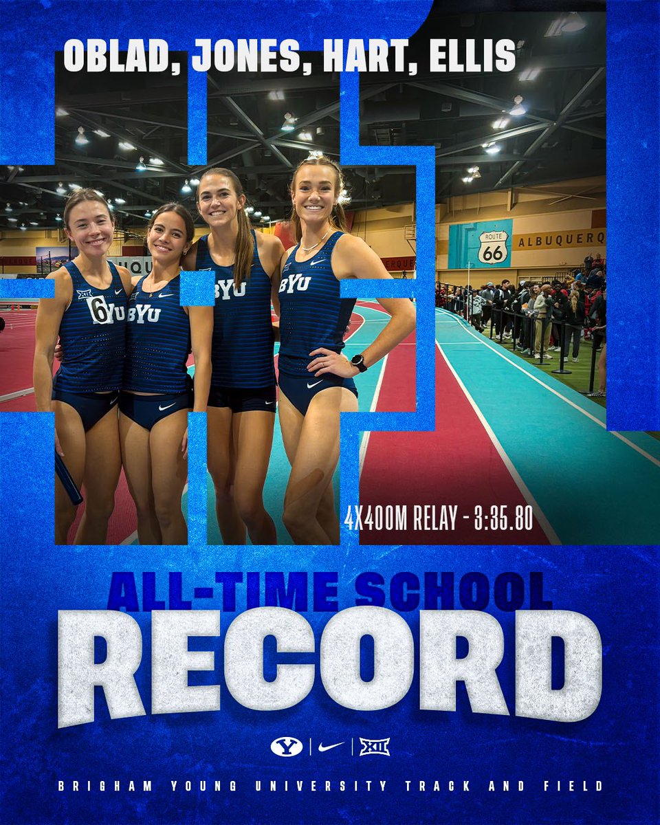 Headed home with a NEW SCHOOL RECORD 🥳