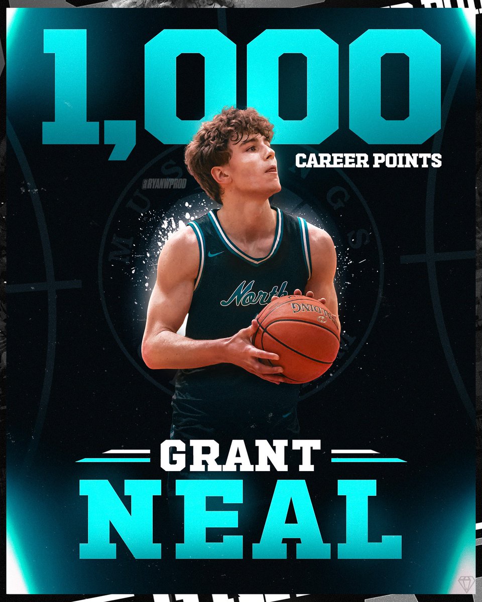 Congrats to <a href="/GrantNeal12/">Grant Neal</a> on scoring his 1,000 career point tonight !