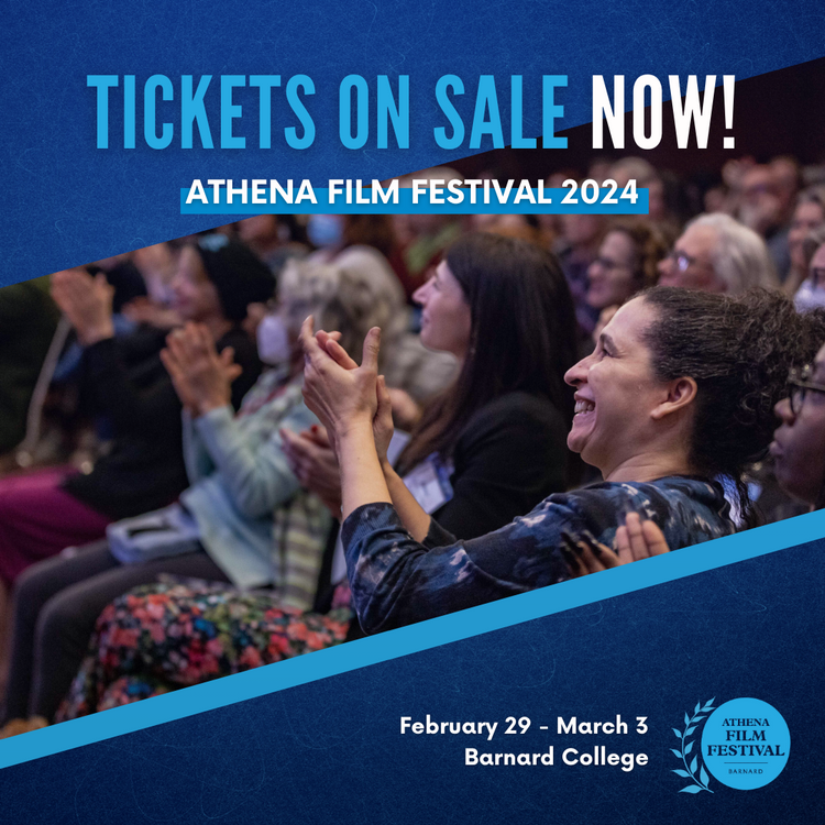 Our friends at @AthenaFilmFest are marking their 14th year of celebrating stories of #WomenLeadership at @BarnardCollege 2/29-3/3. (Note: Festival co-founder Kathryn Kolbert is a VRL board member!) Details, lineup & tickets at: athenafilmfestival.com #FeministFilm #WomenInFilm