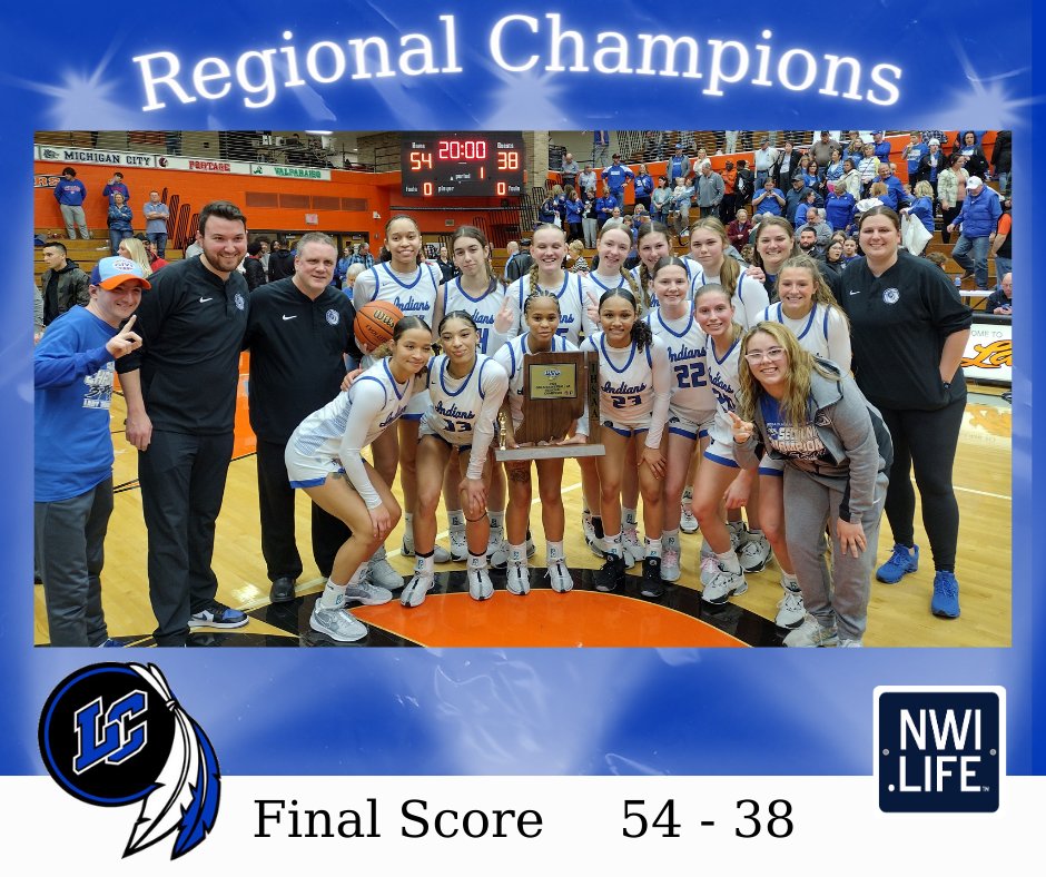 NWI.Life (@nwindianalife) on Twitter photo 💙 LAKE CENTRAL WIN 💙 The Lake Central girl's basketball team become Regional Champions tonight in a game against South Bend Washington. Congratulations girls!
<a href="/LCIndians/">LC Athletics</a> | <a href="/LC_School_Corp/">Lake Central Schools</a> 💙 LAKE CENTRAL WIN 💙 The Lake Central girl's basketball team become Regional Champions tonight in a game against South Bend Washington. Congratulations girls!
<a href="/LCIndians/">LC Athletics</a> | <a href="/LC_School_Corp/">Lake Central Schools</a>