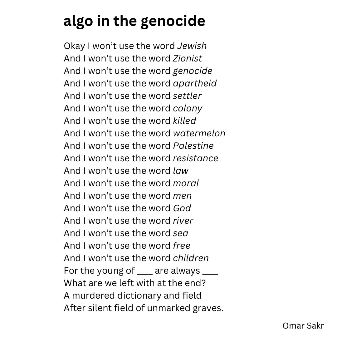 Algo in the genocide