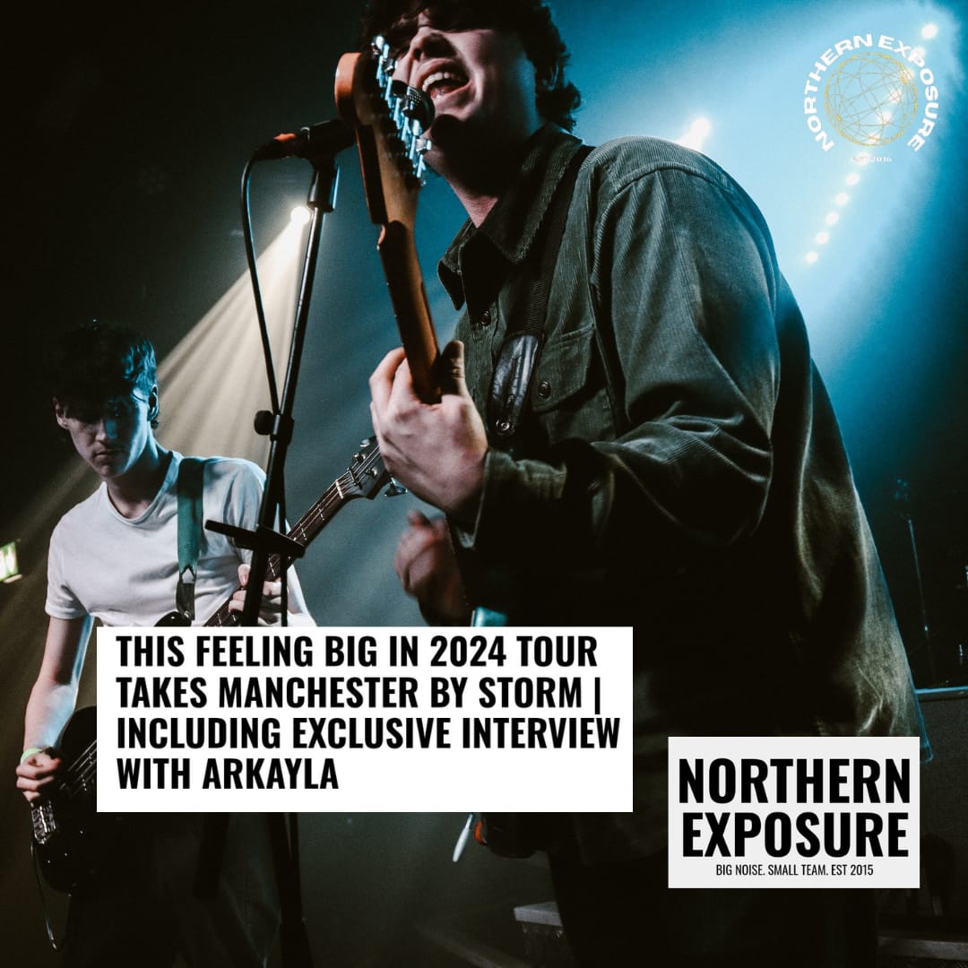 Northern Exposure Magazine (@ne_magazine) on Twitter photo Last Friday we headed down to the Manchester date of this year’s <a href="/abouthisfeeling/">thisfeeling</a> ‘Big in 2024' tour <a href="/BreadShed/">The Bread Shed</a>
We stole <a href="/Arkaylaband/">Arkayla</a> for a chat before they closed out the night's proceedings with a set full of fan favourites interwoven with new unreleased material. Last Friday we headed down to the Manchester date of this year’s <a href="/abouthisfeeling/">thisfeeling</a> ‘Big in 2024' tour <a href="/BreadShed/">The Bread Shed</a>
We stole <a href="/Arkaylaband/">Arkayla</a> for a chat before they closed out the night's proceedings with a set full of fan favourites interwoven with new unreleased material.