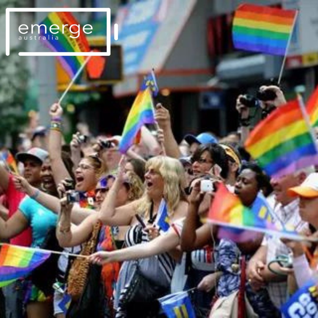 Today we join in celebrating Victoria Pride Day - sharing our pride in and support for LGBTQIA+ communities. At Emerge Australia our aim is for everyone to feel accepted, safe, affirmed and celebrated. Happy Pride Day!