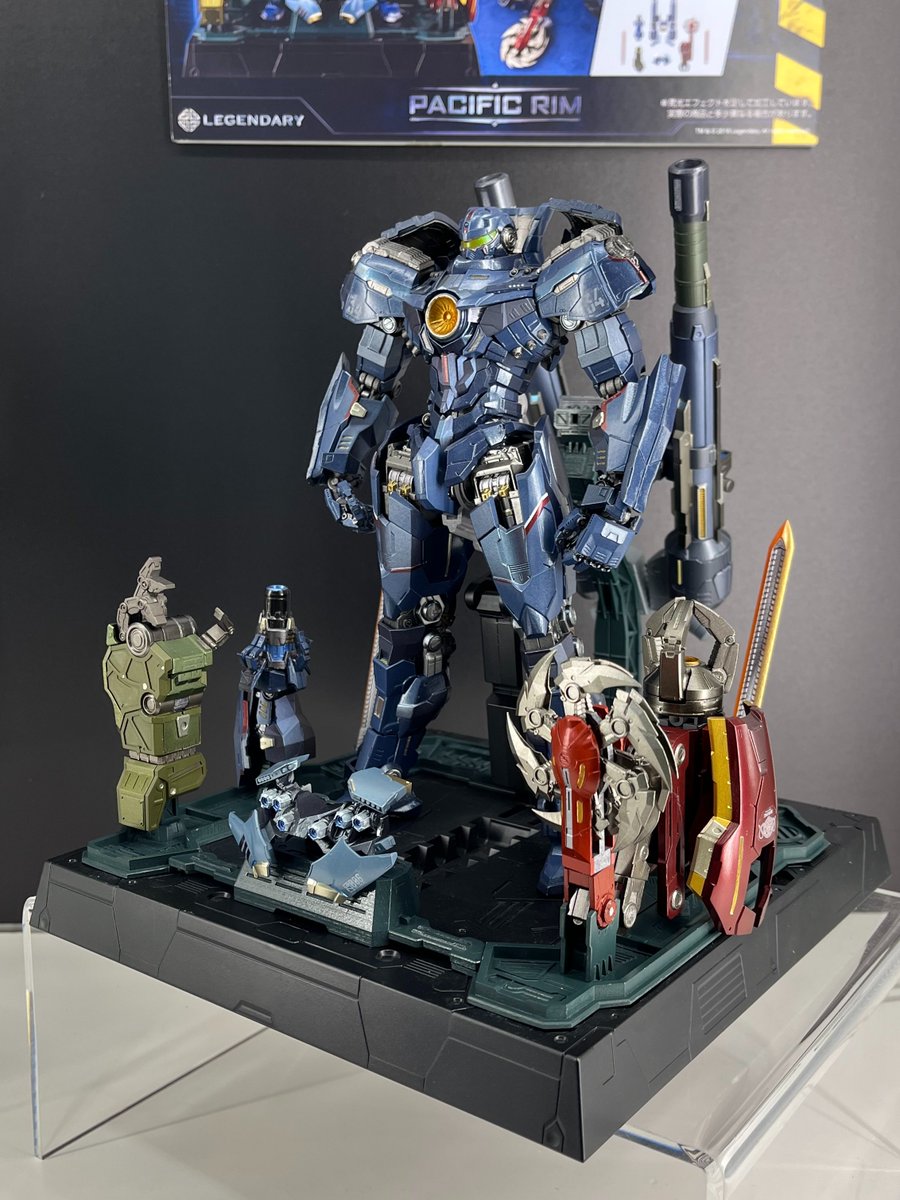 【あみあみ限定品】鉄機巧 パシフィック・リム ジプシー・デンジャー　新品未開封 特別企画】【あみあみ展示撮り下ろし】最強ギミック搭載で人類を守り