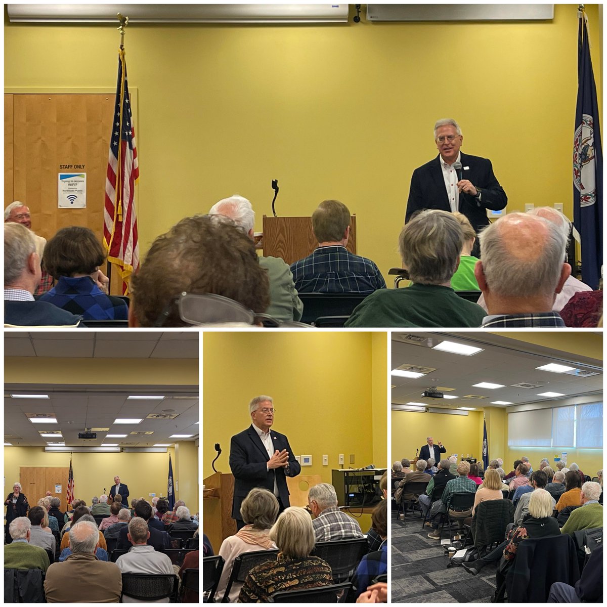 Jemord1776's tweet photo. In a powerful and well received speech today, Jonathan inspired the patriots of the Albemarle-Charlottesville GOP to redouble their efforts to Save Virginia and Save America.
#Emord #GOP #MAGA #Republican #Conservative #USSenate https://t.co/JHlt9c4zRm