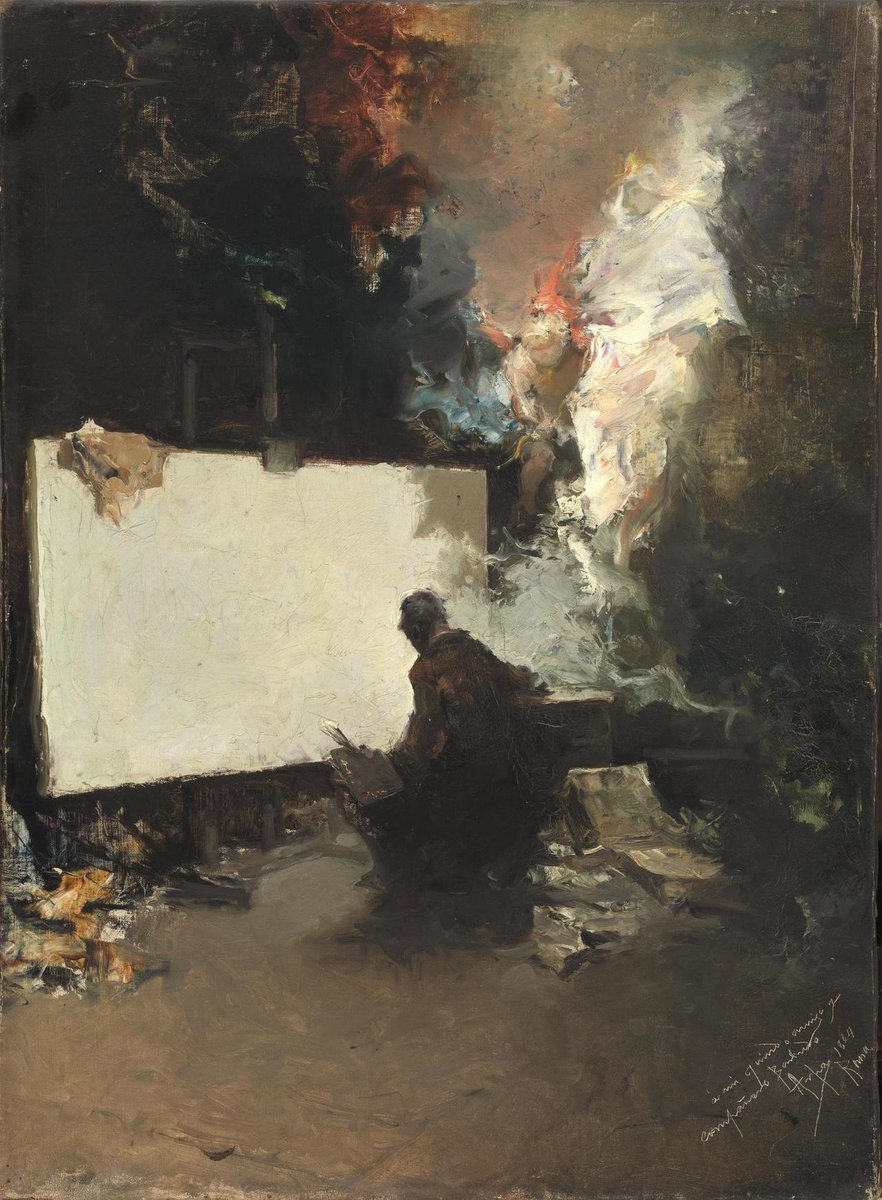 solisolsoli's tweet photo. La musa ispiratrice, 1884, by José Arpa Perea https://t.co/7EtQ5upuiv