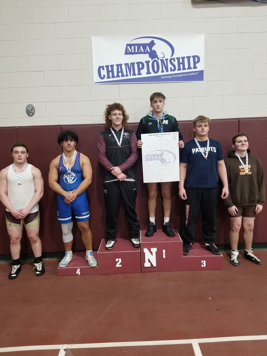 Congratulations to the the MIAA Wrestling Division II West Champions! Great job by all the athletes!! <a href="/Napa13/">Phil Napolitano</a> <a href="/MIAA033/">MIAA</a>