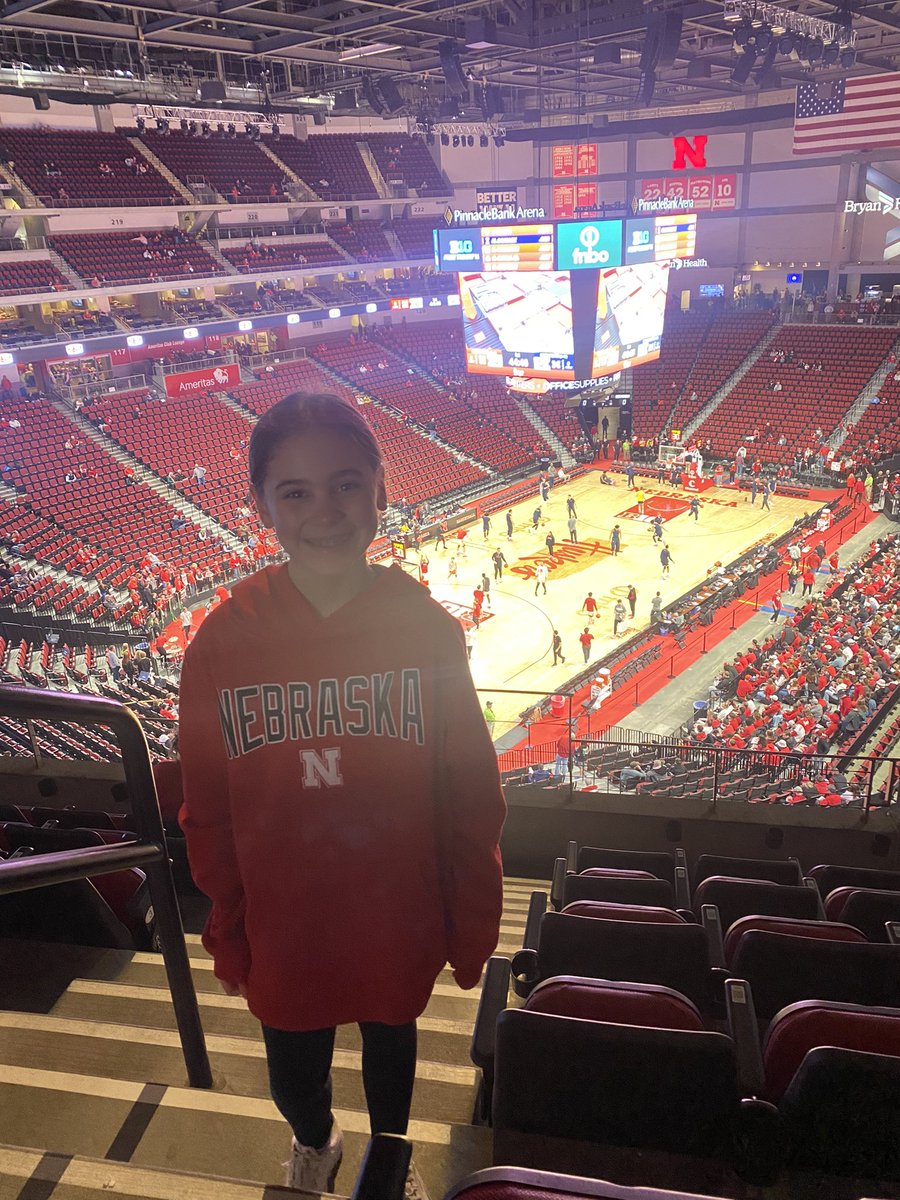 MeierBrandon's tweet photo. First Husker Game #huskers https://t.co/Akr4BPrVf3
