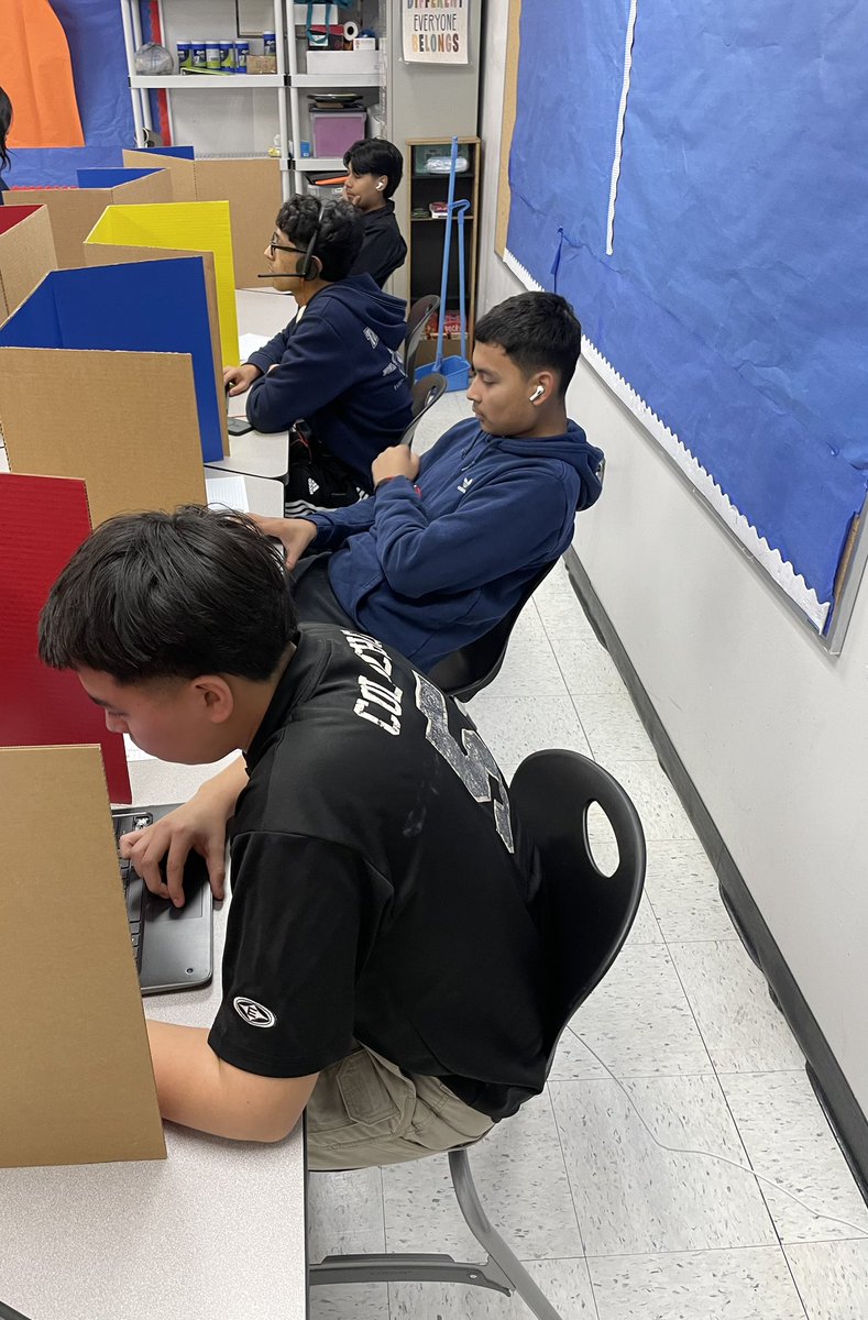 EstherSalazar08's tweet photo. Another successful Saturday TELPAS session today!! 🥳Our sophomores were focused &amp; tackled the practice test!! 💪🎧💯🗣️📝👏 https://t.co/kmWwdQmplQ