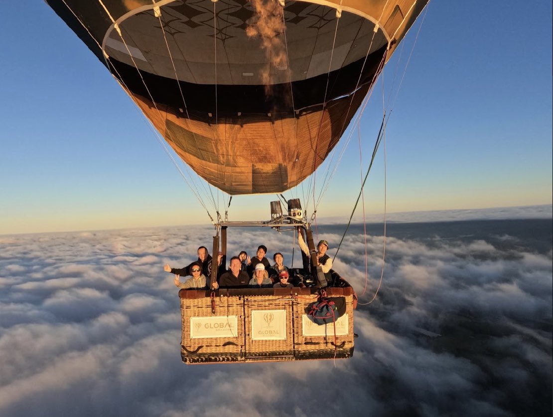 I got to go on a hot air balloon recently! Thank you to the person who put me in touch with the accessible balloon place. What a blast