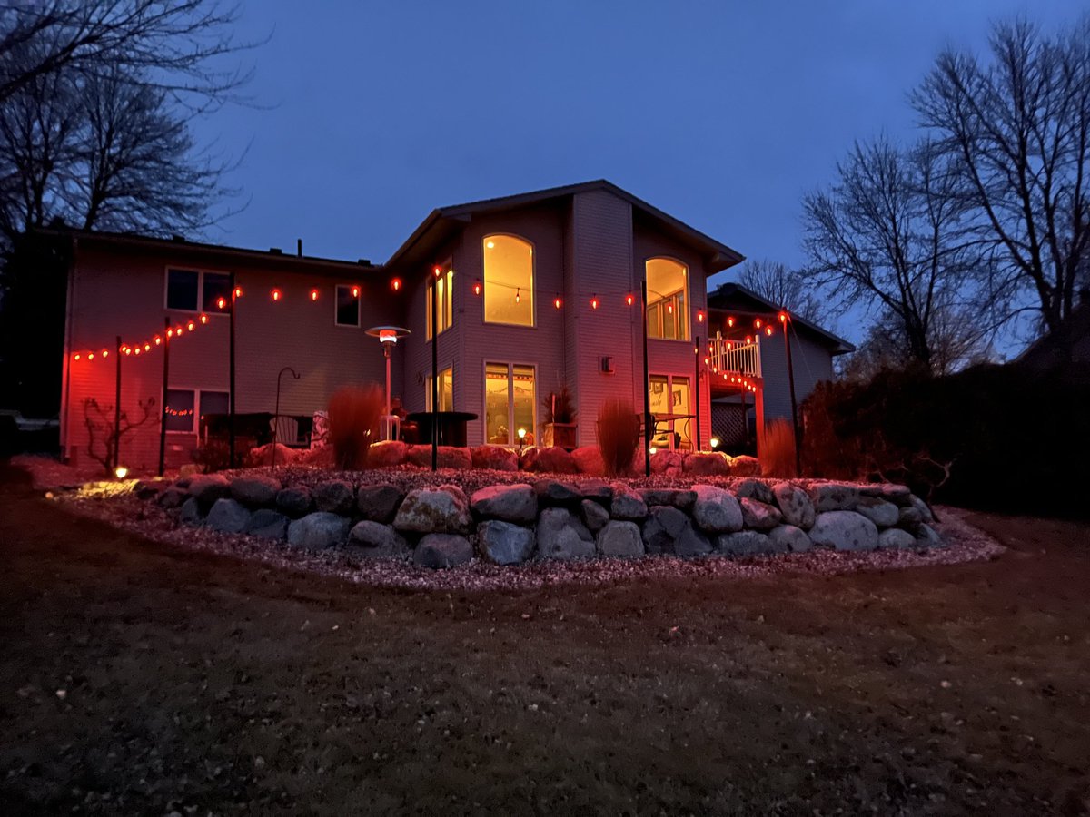 Mid Feb in MN. No snow and a darn nice night to sit by a fire.