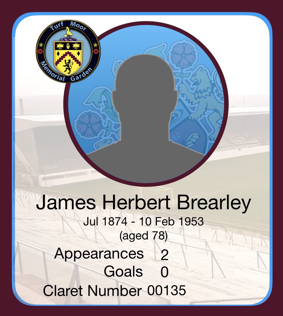 MemorialMoor's tweet photo. James Herbert Brearley, commonly known as Bert Brearley in his football career, emerged from the junior football scene in Bacup, showcasing the raw talent that defines the grassroots of the sport. His journey to professional football saw him join Burnley, where he dedicated the 1898/99 season to honing his skills within the reserves, competing in the Lancashire Combination.