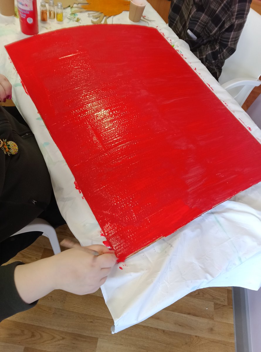 Happy Chinese New year, the ladies on Norbury enjoyed taking part in making their own display