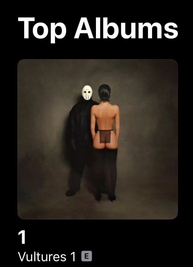 yzyjohnny's tweet image. Vultures is #1 in Israel on Apple Music

“You can’t kick me out your country, the people love me”