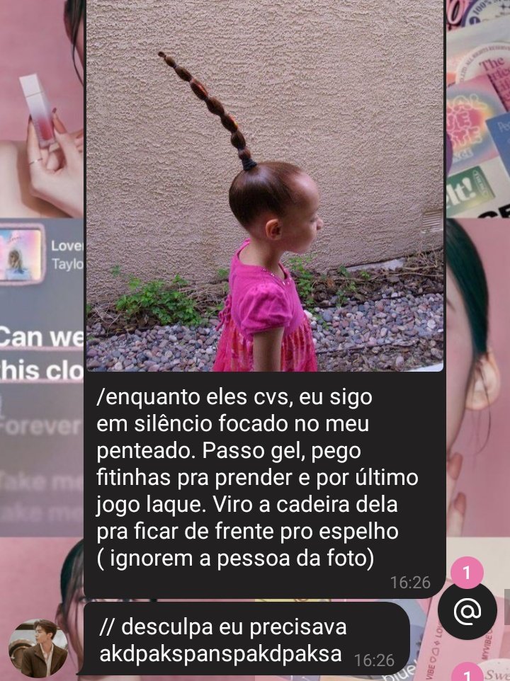 A gente cuida, ama e ensina pra crescer e fazer isso aqui com a pobi da irmã mais nova. 
Um exposed necessário do meu irmão <a href="/voicebesty/">ᴥ gคяdყ</a>