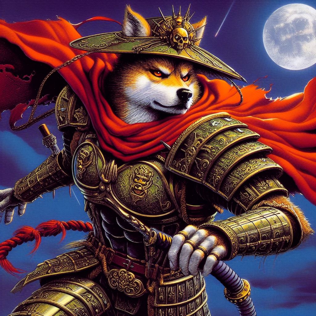 Some ai art for Hokkaidu inu $hokk (old contract).   Been having fun with the crypto market even if some of the coins I hold are down at the moment. But thats just a chance to buy in for cheap before recovery. #cryptocrash #Crypto