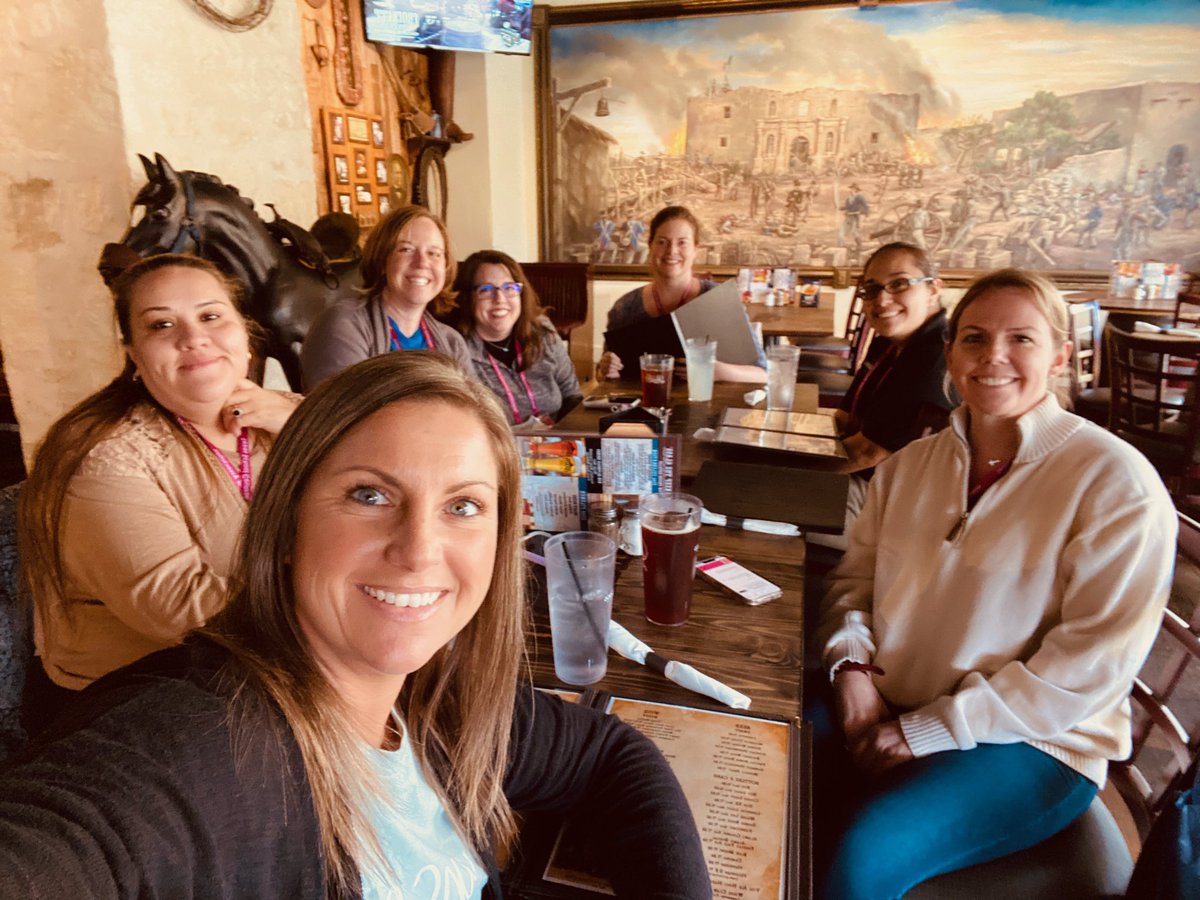 LeahPachecoICE's tweet photo. This past week has been a blast and a blur! Iโm so honored to be a school counselor in Texas! My school makes me feel special! And we had a blast in San Antonio with my amazing feeder friends at the TSCA Conference! #CREST #LISDONE #NSCW24 #lovemystudents https://t.co/BZatckkhjX