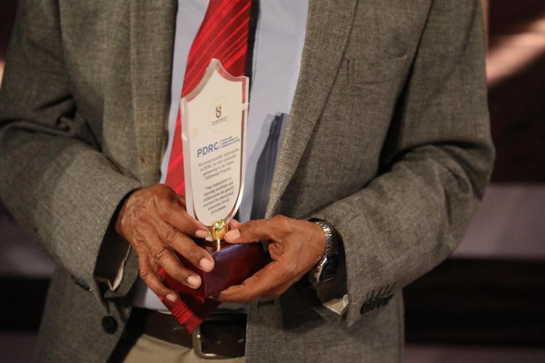 In recognition of our dedication to empowering youth and innovation.
<a href="/Tolmosociety/">Tolmô Society</a> awarded us at <a href="/SomaliaPdrc/">Puntland Development & Research Center (PDRC)</a>  with this plaque. We are proud to be part of this journey with Tolmô Society.