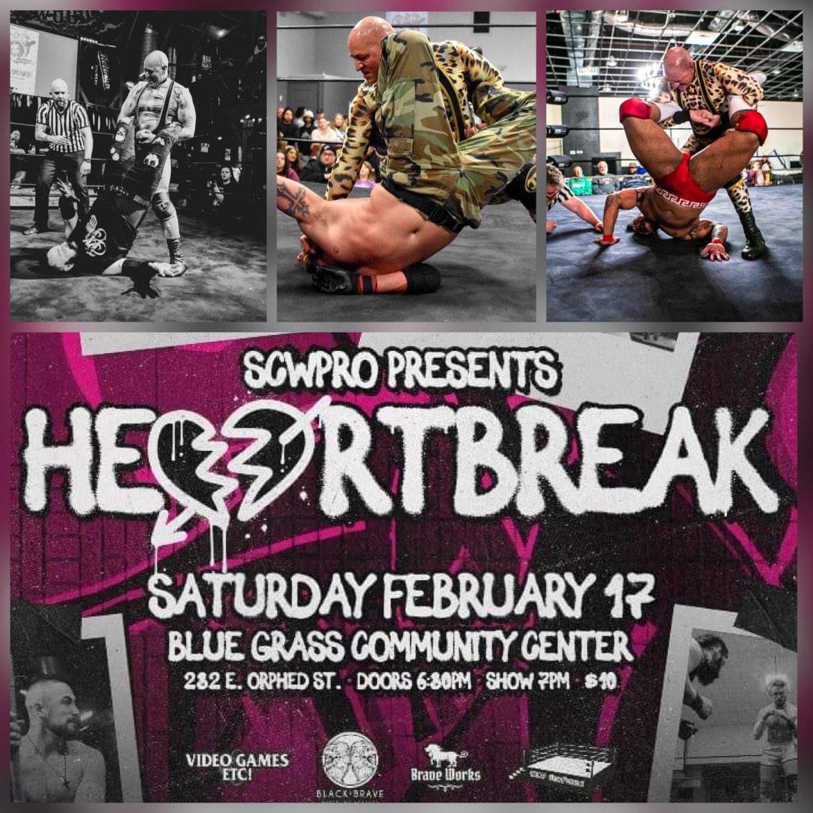 In just 1 week I get my shot at becoming a 3x @scwpro #IowaChampion by locking of my opponents in the #Breathtaker and watching them tap out! 

2/17/24 
Blue Grass Community Center 
Blue Grass, Iowa 
7pm 🔔 $10 🎟️