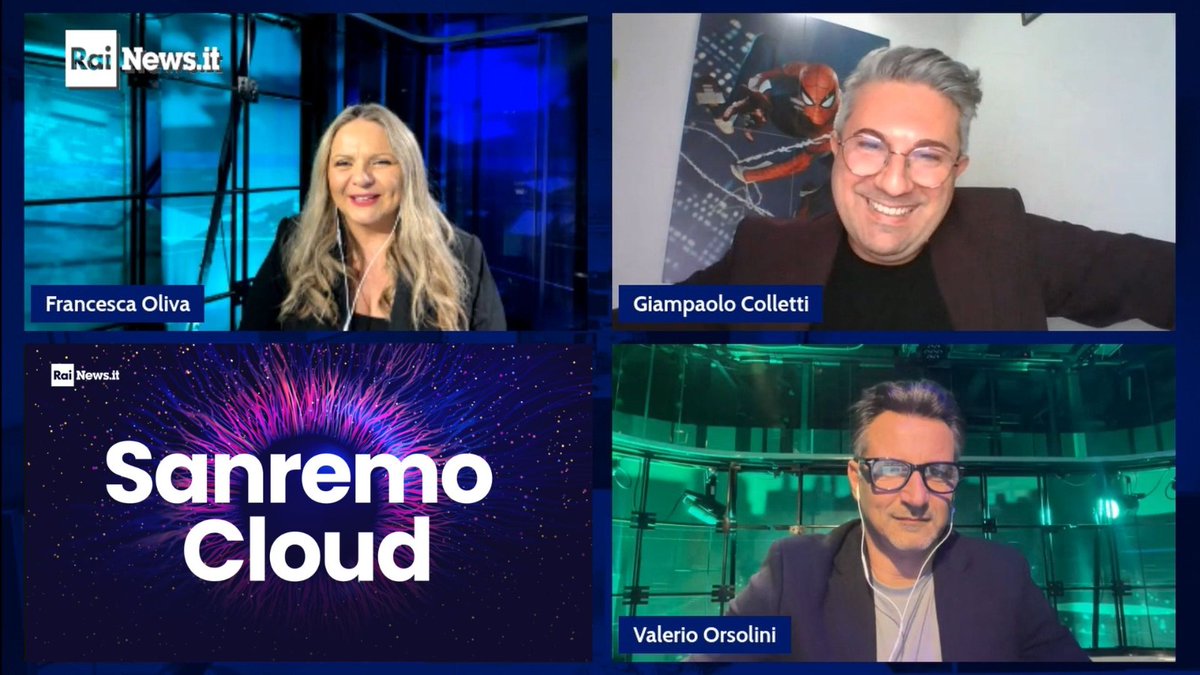 RaiNews (@rainews) on Twitter photo SanremoCloud, il Festival in rete e sui social... verso la finale. Ospiti Giovanni Brugnoli, @sayrevee e Fabio Zaffagnini,<a href="/FabiulosoEnt/">Fabio Zaffagnini</a> fondatore di Rockin'1000. Gli aggiornamenti del Fantasanremo e le incursioni degli inviati di RaiNews.it #sanremocloud #RaiNews SanremoCloud, il Festival in rete e sui social... verso la finale. Ospiti Giovanni Brugnoli, @sayrevee e Fabio Zaffagnini,<a href="/FabiulosoEnt/">Fabio Zaffagnini</a> fondatore di Rockin'1000. Gli aggiornamenti del Fantasanremo e le incursioni degli inviati di RaiNews.it #sanremocloud #RaiNews