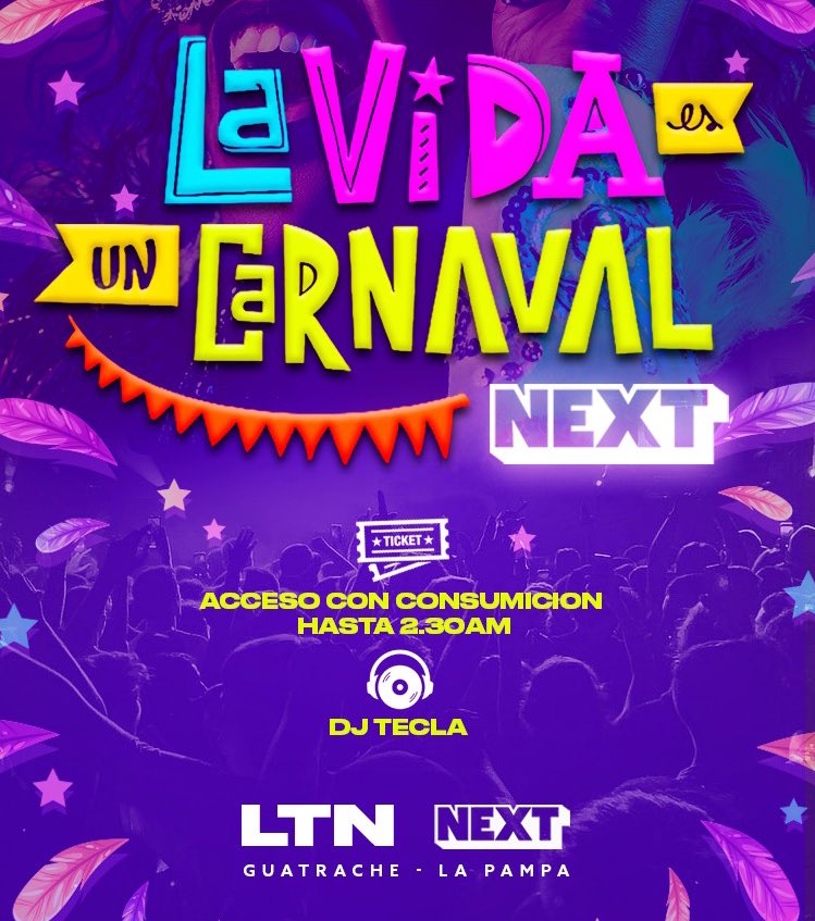 llega el primer CLÁSICO del año
DOMINGO en #Next 

#Carnaval2024 #Guatraché #NextByLatino