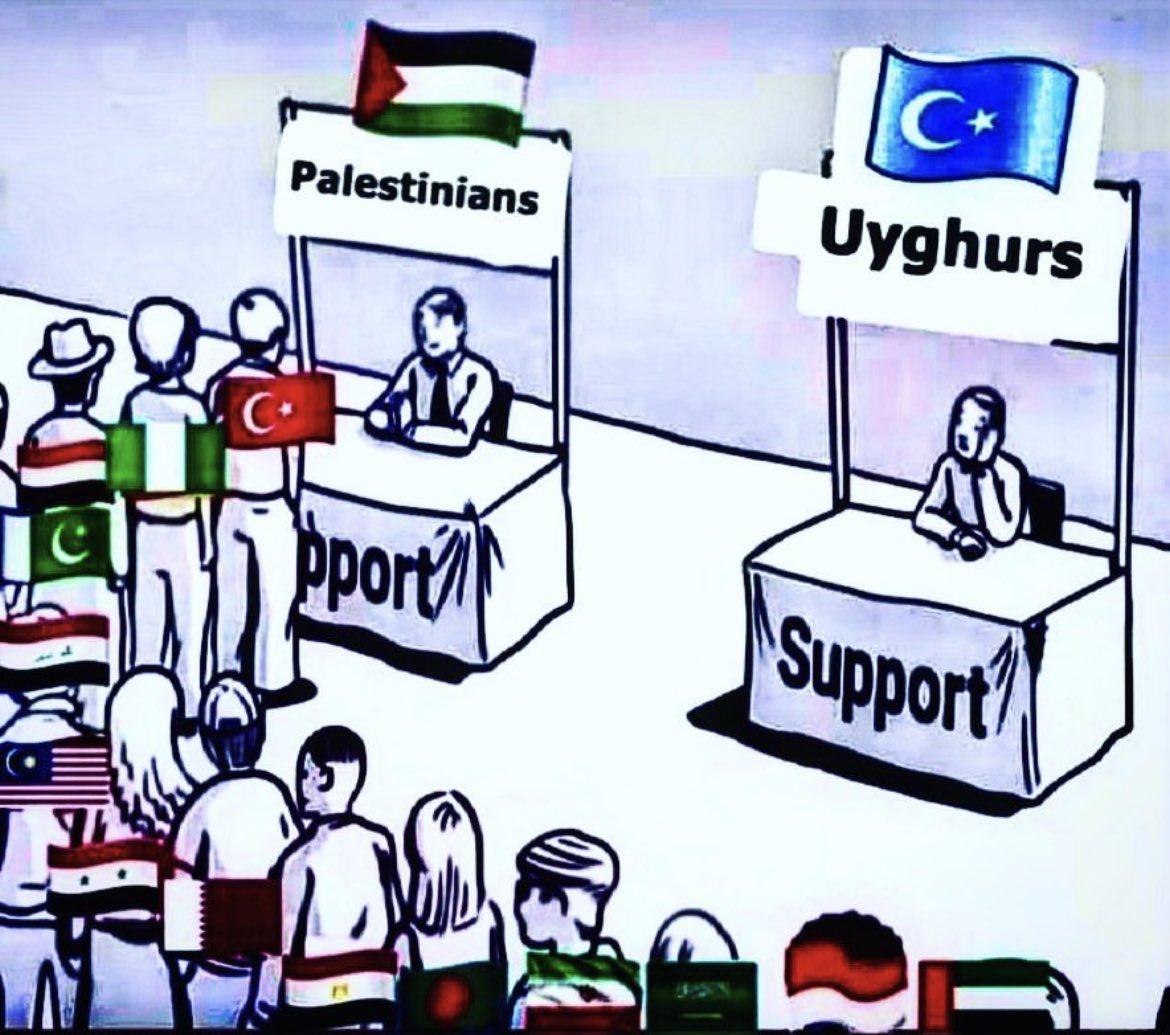Doğu Türkistan ərəb olmadığı üçün mü səsiniz çıxmır?
 #UyghurGenocide