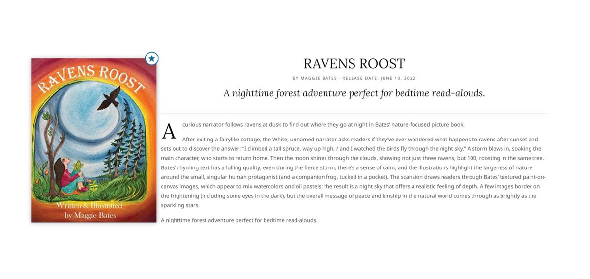 Mbworking's tweet image. kirkusreviews.com/book-reviews/m…… Thanks @kirkusreviews
Now that I have a lovely starred review, the next book will be even better because it will have diverse characters. Kirkus encouragement!