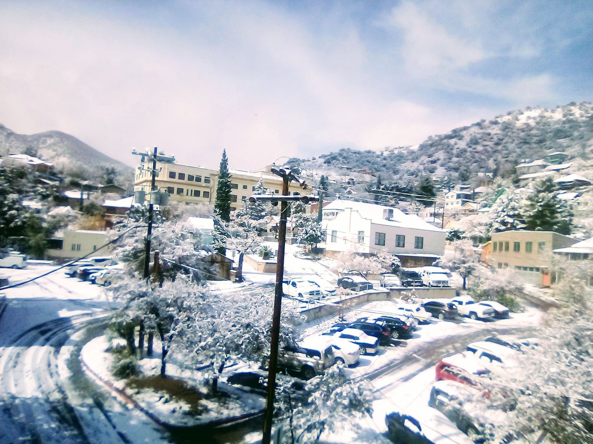 1pm Now check out Old #bisbee, as the sun lights up the landscape!